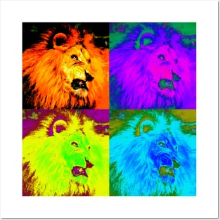 African Lion - Pop Art Design Posters and Art